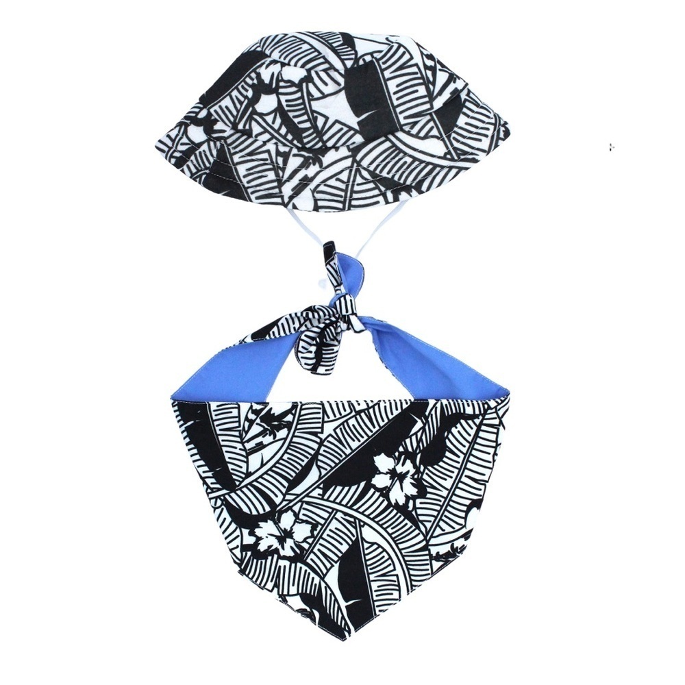 Vibrant Life Accessories Dog Hat & Bandana Set Size Small/Medium New